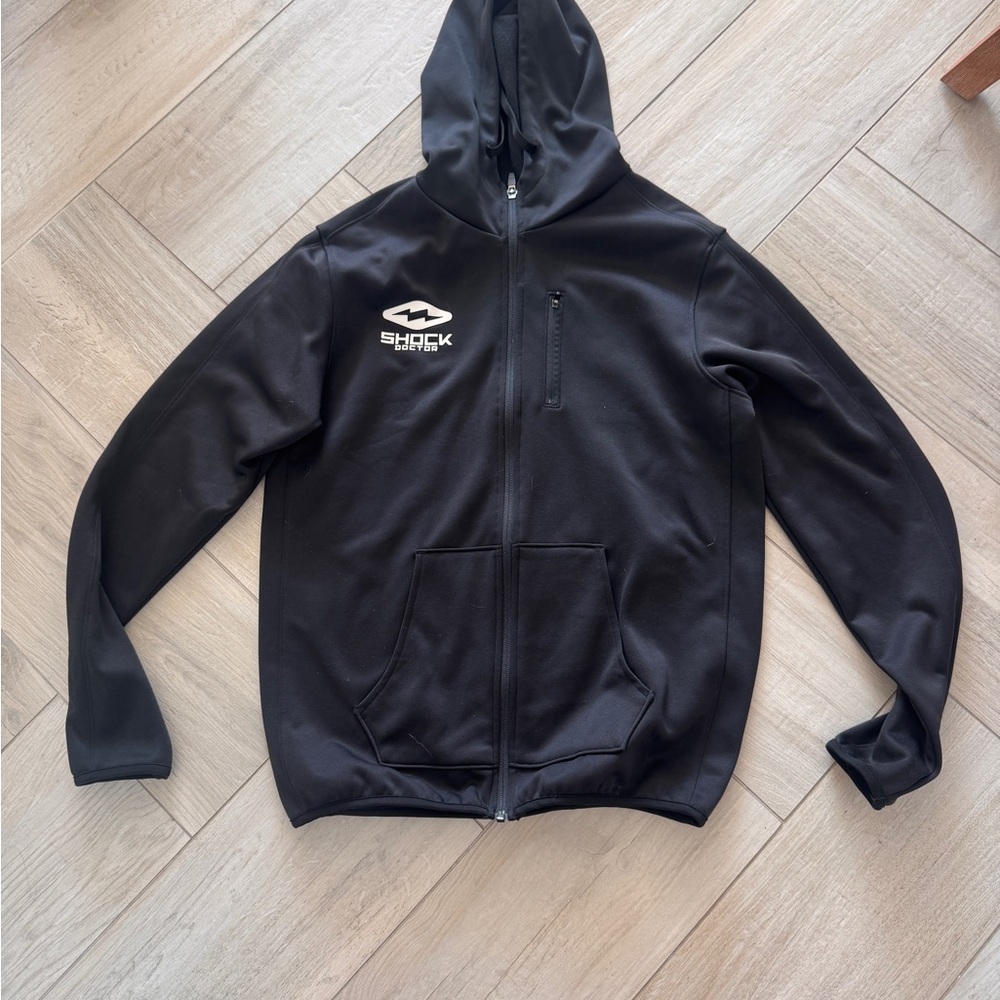Shock Black Performance Hooded Jacket - image 1